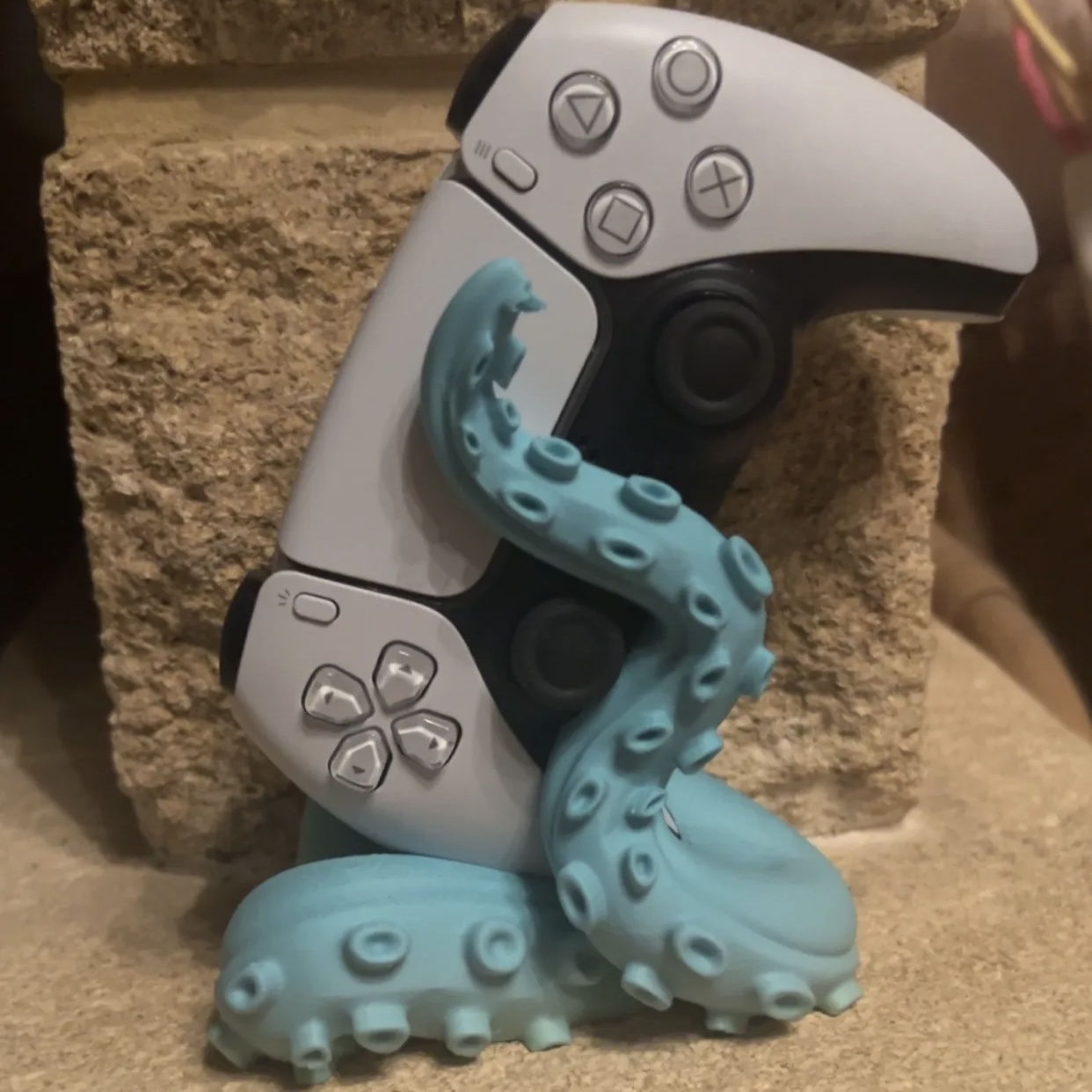 3D Printed Octopus Game Contro - Desk Setup Ps5 ulasan dan harga