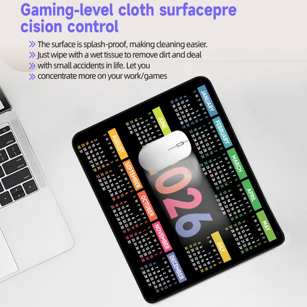 2026 Calendar Mouse Pad Waterp - Rubber Mat Desk ulasan dan harga