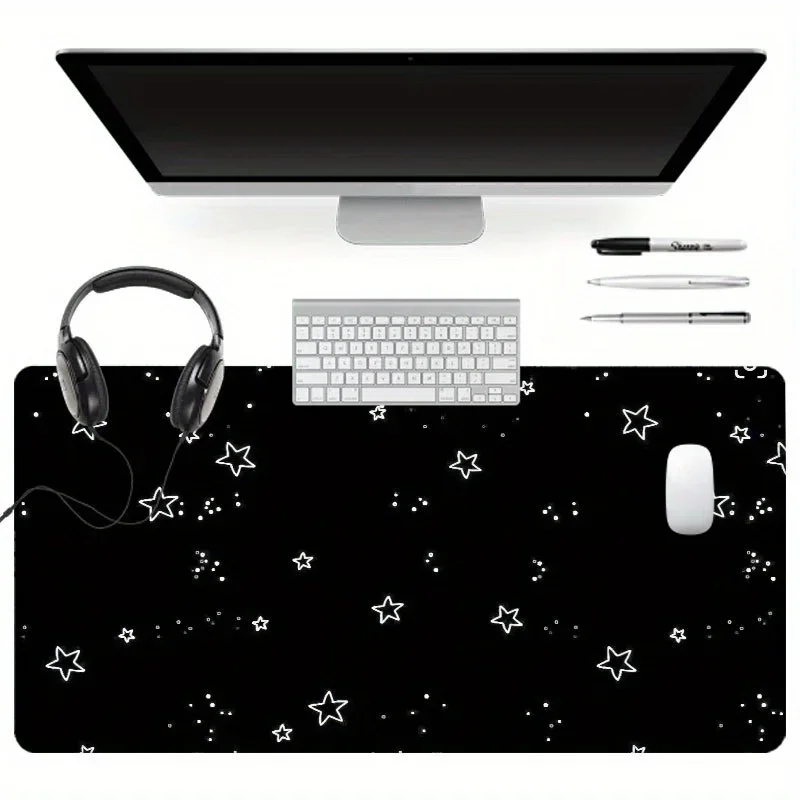 Hand Painted Celestial Starry  - Rubber Mat Desk ulasan dan harga