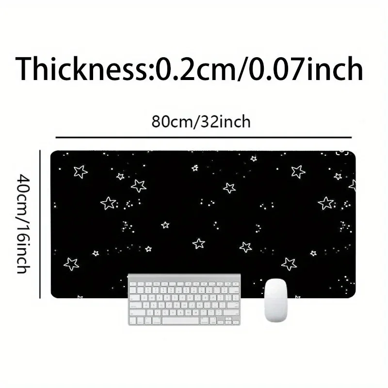 Hand Painted Celestial Starry  - Rubber Mat Desk ulasan dan harga