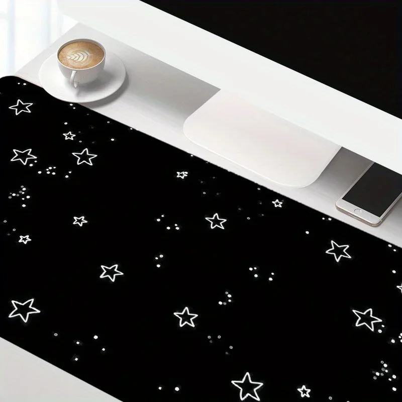 Hand Painted Celestial Starry  - Rubber Mat Desk ulasan dan harga