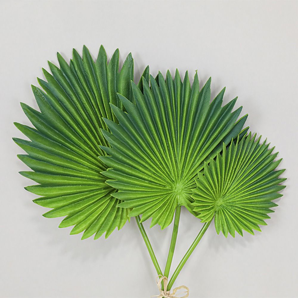3PCS Vivid Green Artificial Pa - Desk Setup Photo ulasan dan harga