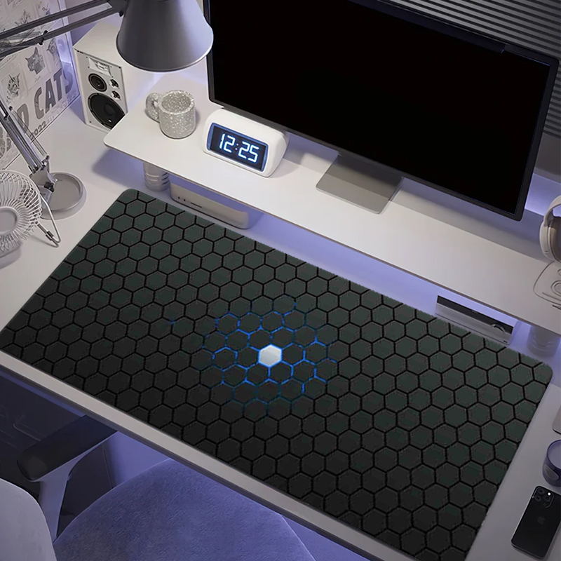 Hexagon Large Gaming Mouse Pad - Rubber Mat Desk ulasan dan harga