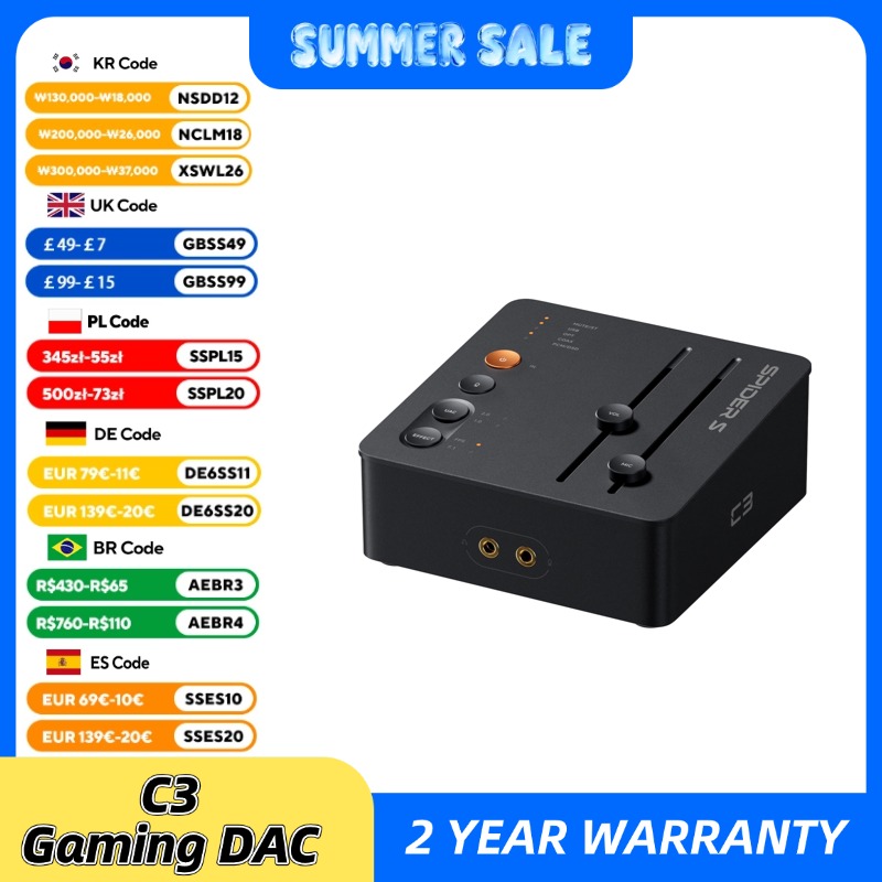 Fosi Audio C3 Gaming DAC Headp - Desk Setup Ps5 ulasan dan harga