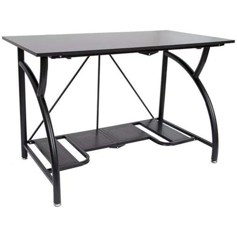 Space-Saving Folding Desk for  - Desk Setup With Laptop And Monitor ulasan dan harga