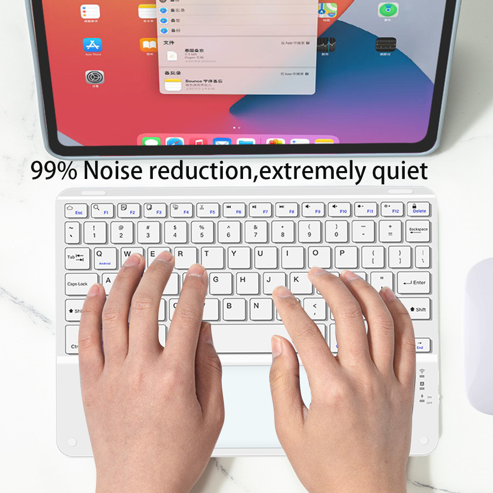Touchpad Wireless Keyboard and - Desk Setup Keyboard ulasan dan harga