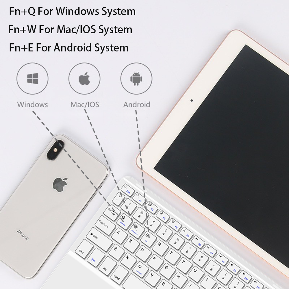 Touchpad Wireless Keyboard and - Desk Setup Keyboard ulasan dan harga