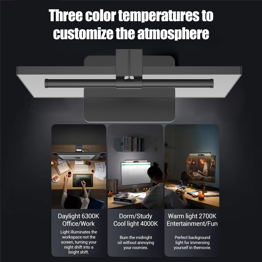 Wiscolor LED Screen Monitor Ha - Led Desk Light Usb ulasan dan harga