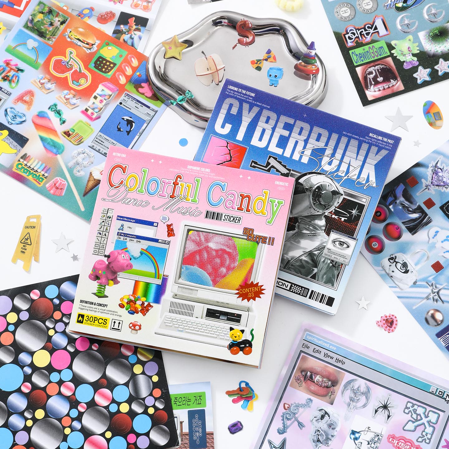 30sheets/book Sticker Book Ret - Desk Setup Photo ulasan dan harga