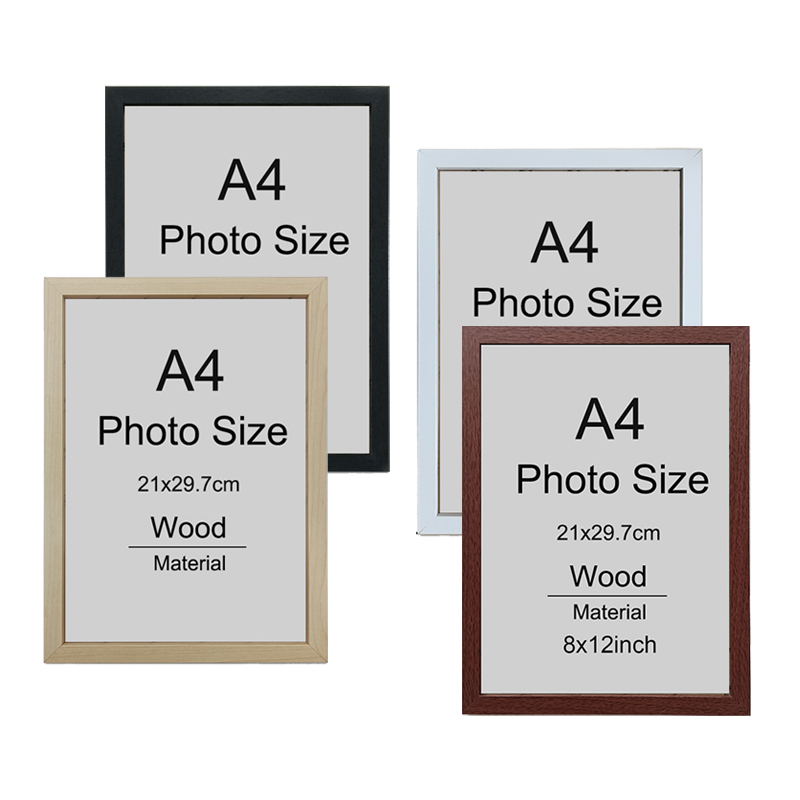 1/2/3pcs Wood Picture Frame A4 - Desk Setup Photo ulasan dan harga