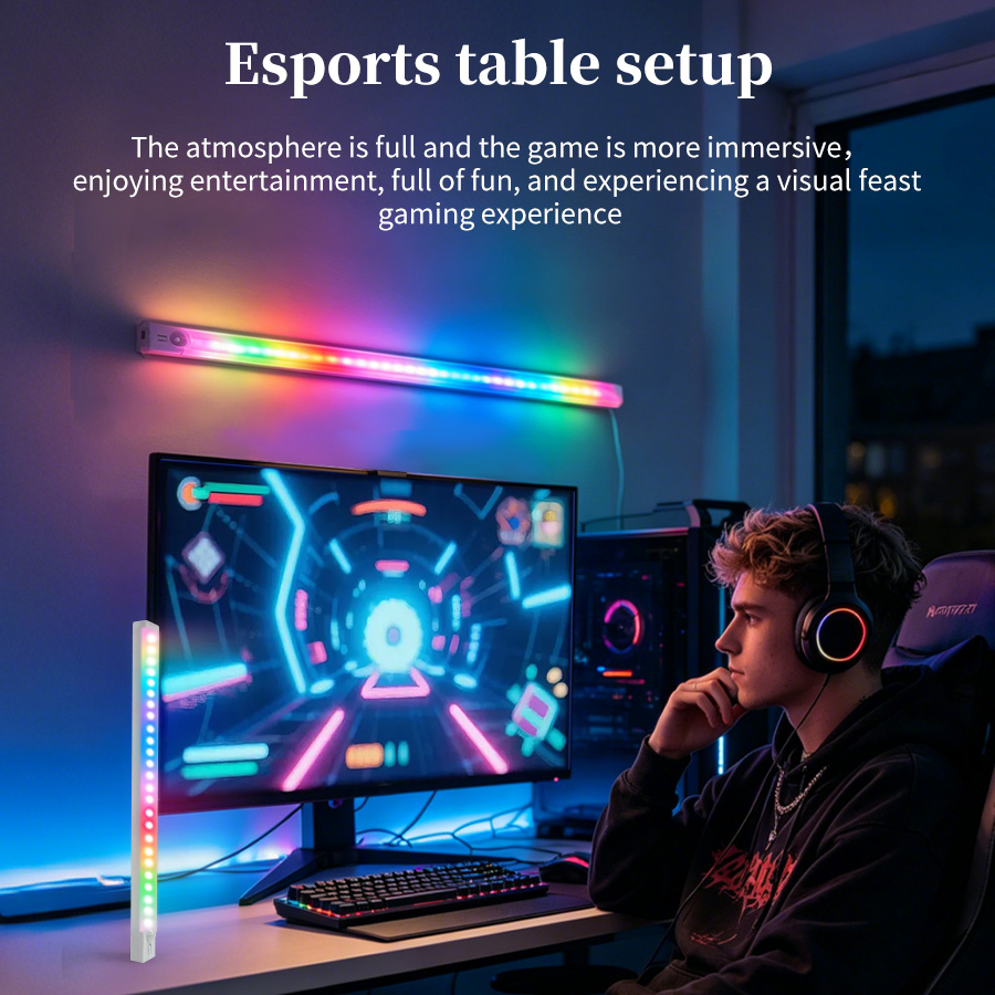 30/50cm Wireless Night Light G - Desk Setup Led Strip ulasan dan harga