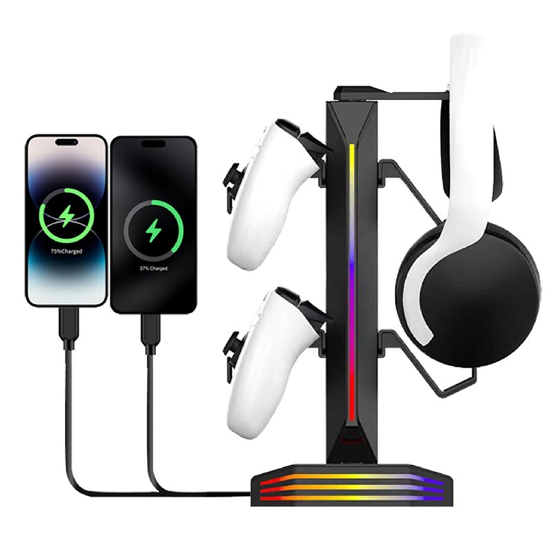 L62A Headphone Stand For Desk  - Desk Setup Rgb ulasan dan harga