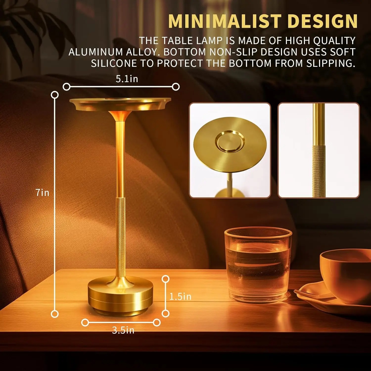GGbingo Alloy Table Lamp Bedro - Led Desk Light Usb ulasan dan harga