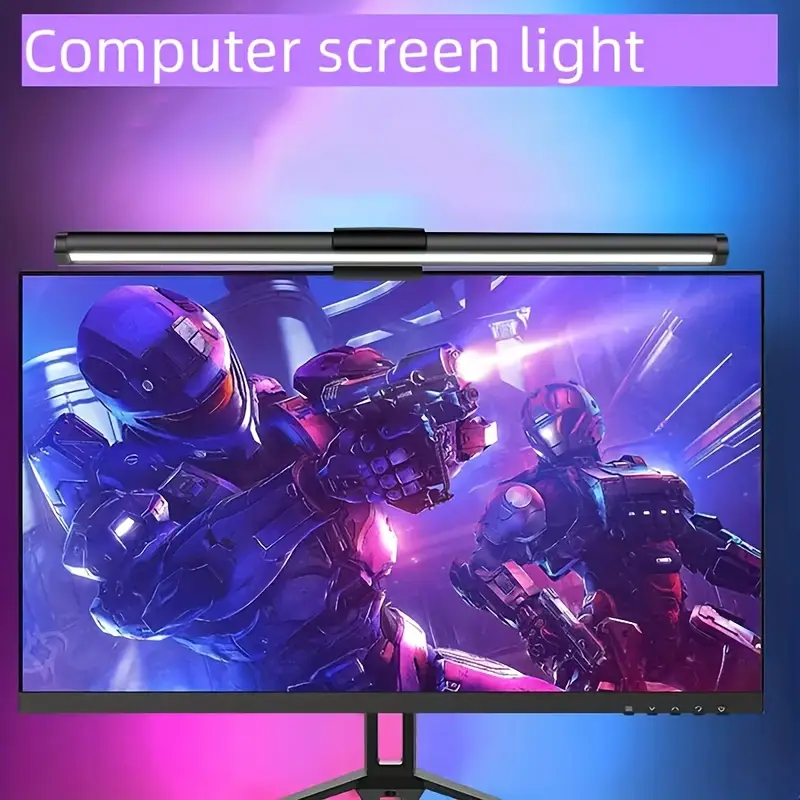 40CM RGB Atmosphere Table Lamp - Desk Setup Rgb ulasan dan harga