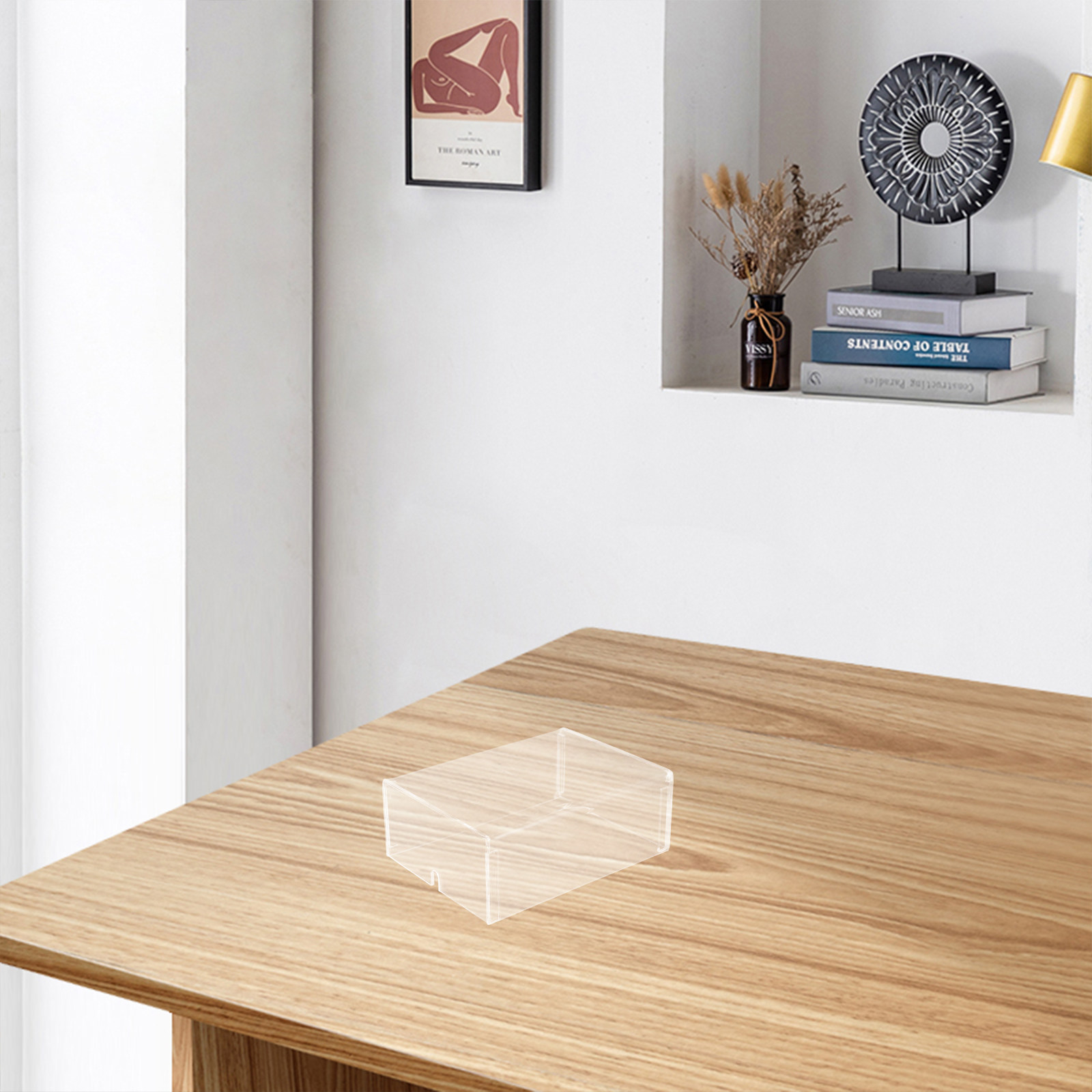 Acrylic Mouse Cover Clear Scra - Desk Setup Keyboard ulasan dan harga