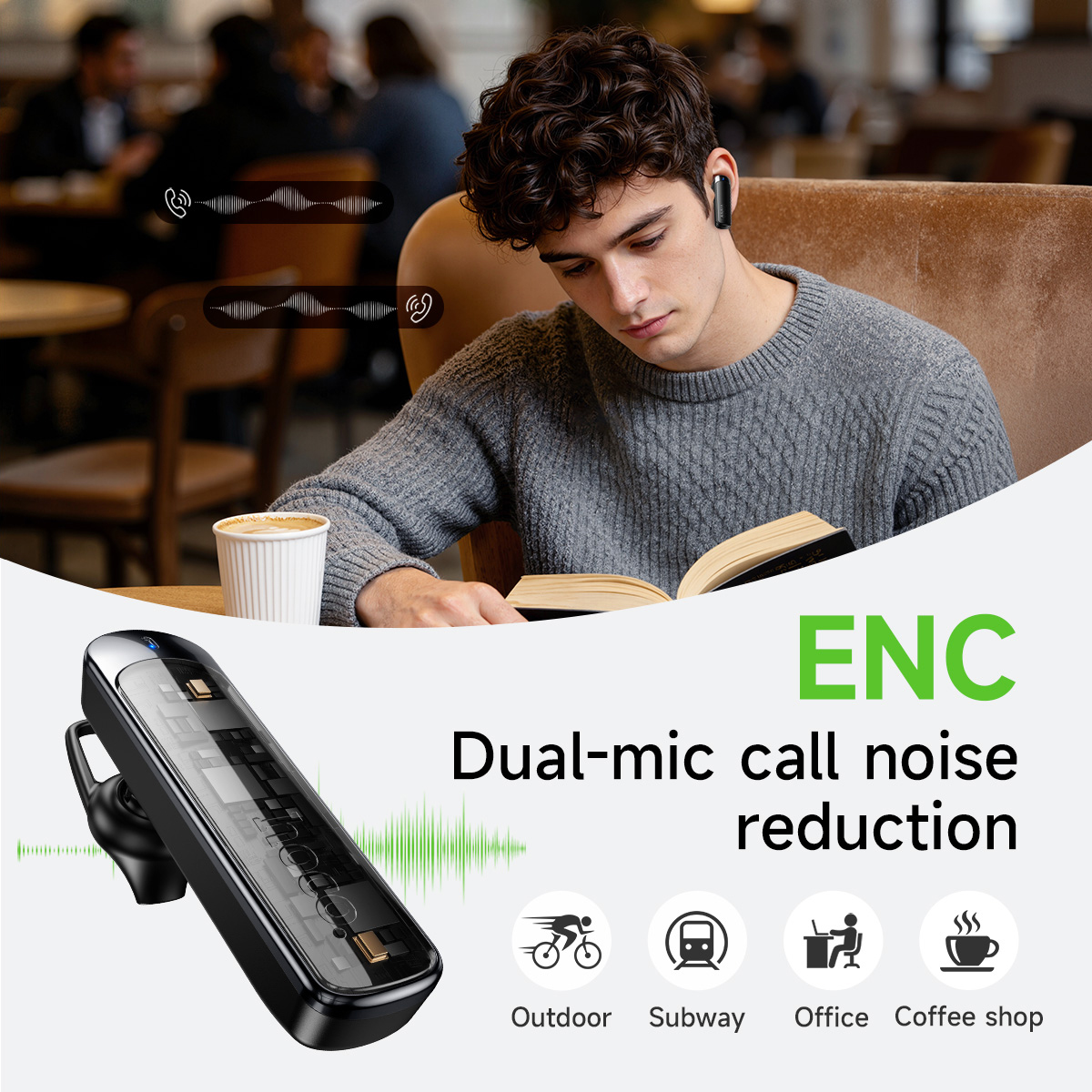 HOCO E201 ENC Calling Noise Ca - Desk Hifi Setup ulasan dan harga