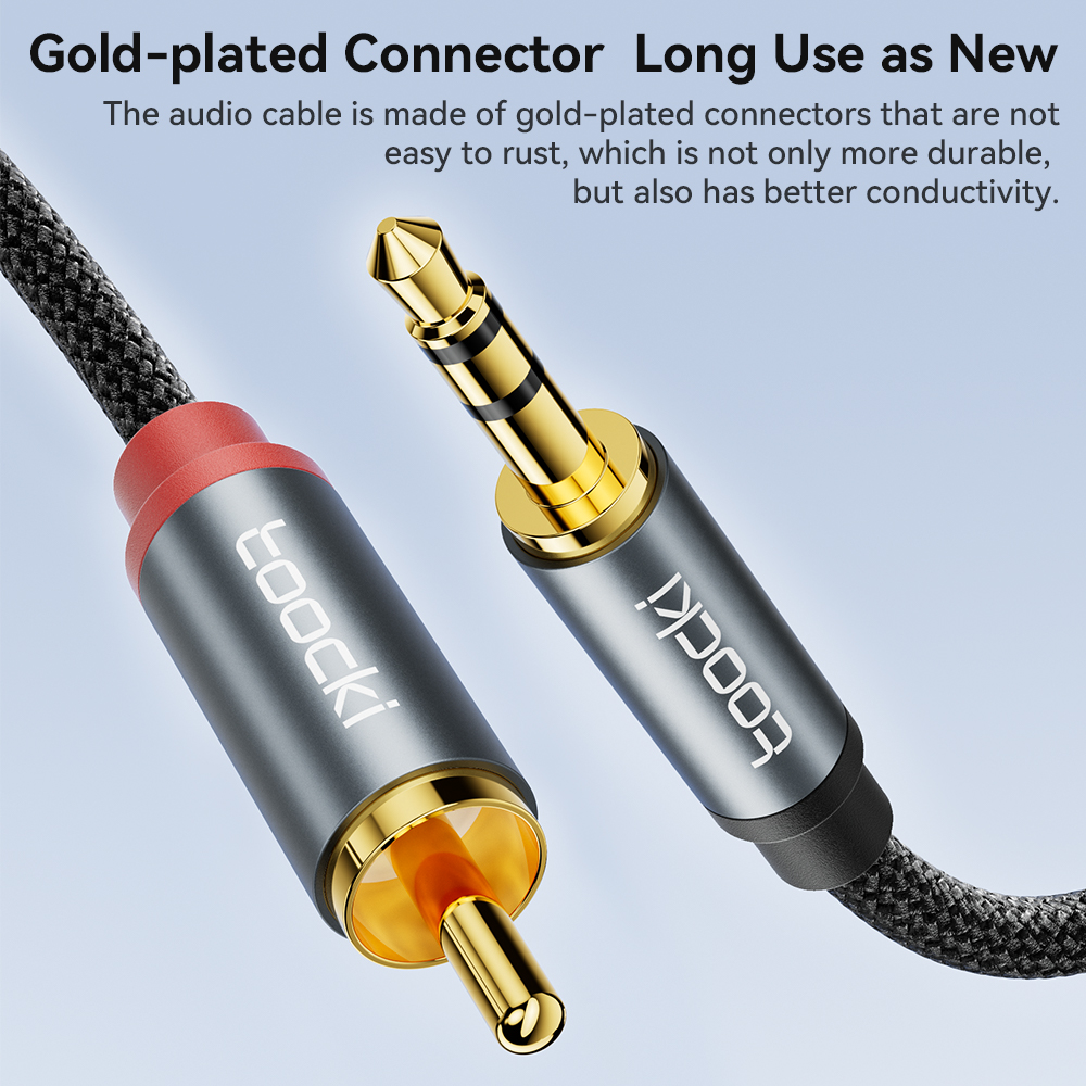 Toocki Audio Cable RCA To 3.5  - Desk Hifi Setup ulasan dan harga