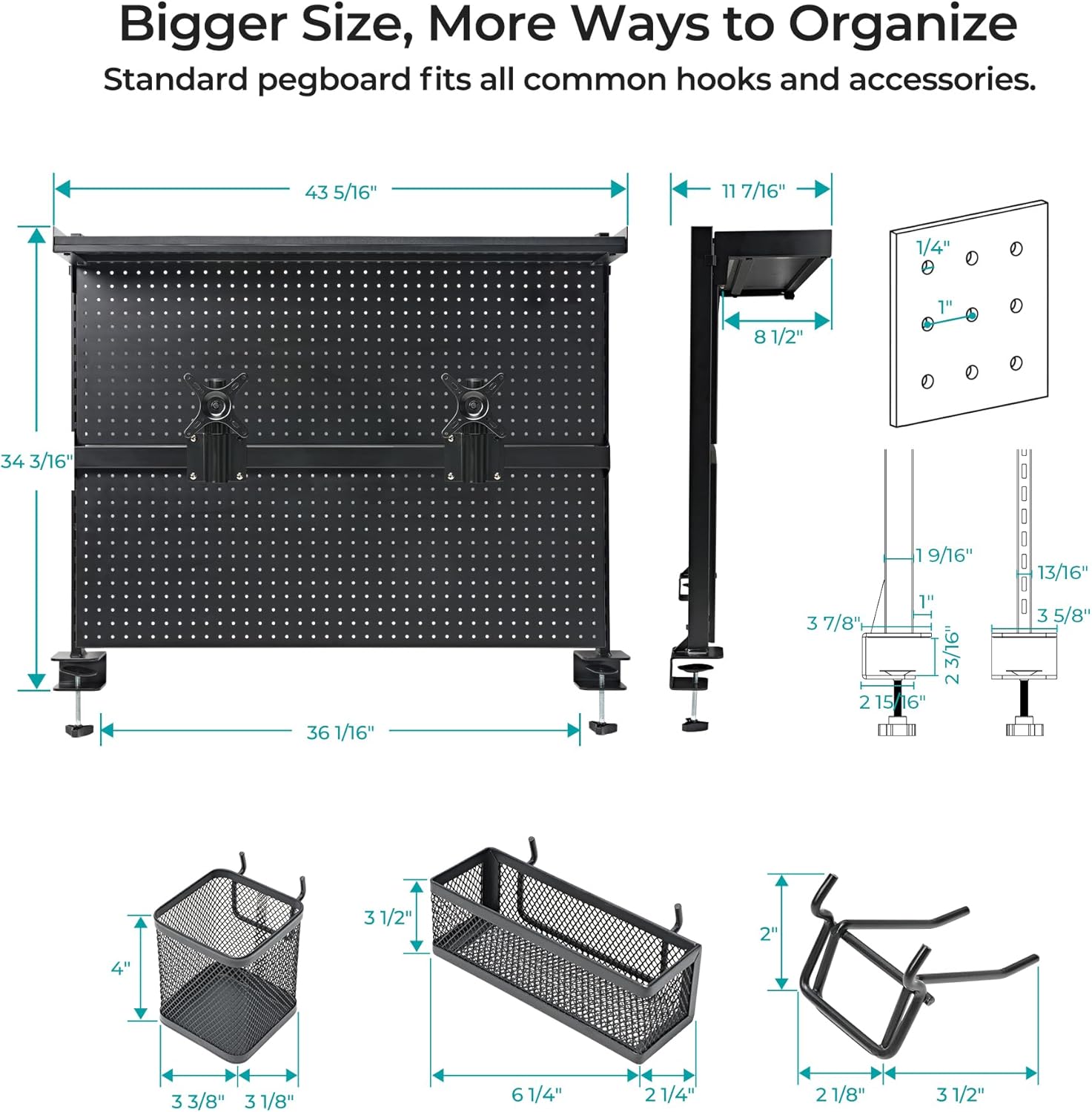 Dual Monitor Stand with Steel  - Dual Monitor Desk Setup ulasan dan harga