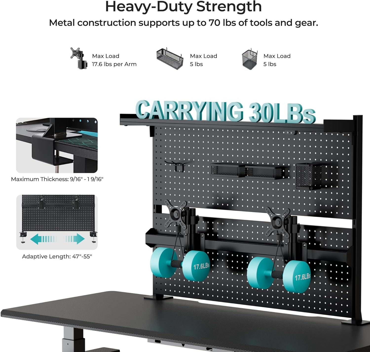 Dual Monitor Stand with Steel  - Dual Monitor Desk Setup ulasan dan harga