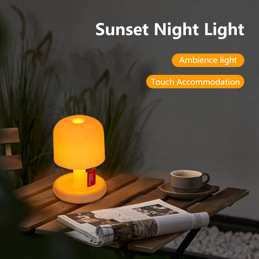 Sunset Lamp Mini Touch Night L - Led Desk Light Usb ulasan dan harga
