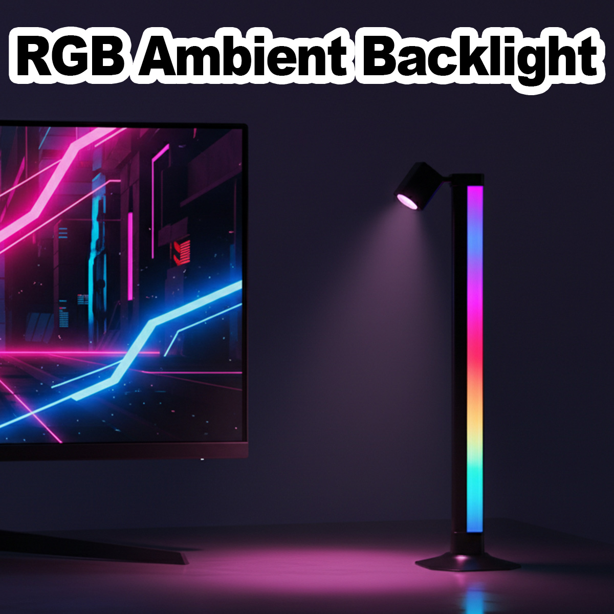 Smart Light Bar LED RGB Music  - Desk Setup Rgb ulasan dan harga