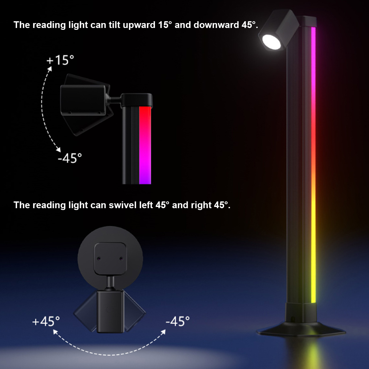 Smart Light Bar LED RGB Music  - Desk Setup Rgb ulasan dan harga