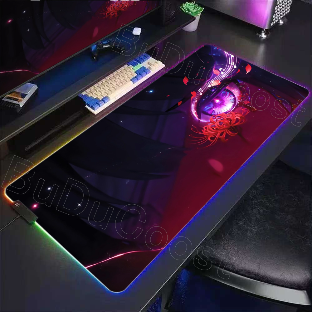 RGB Desk Mat Beautiful Shoreke - Desk Setup Rgb ulasan dan harga