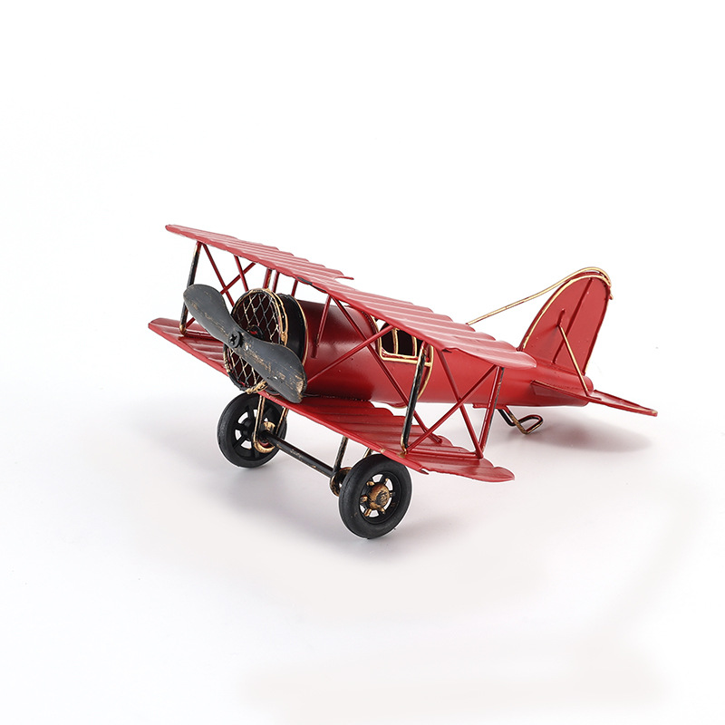 Retro Iron Metal Aircraft Mode - Desk Setup Photo ulasan dan harga