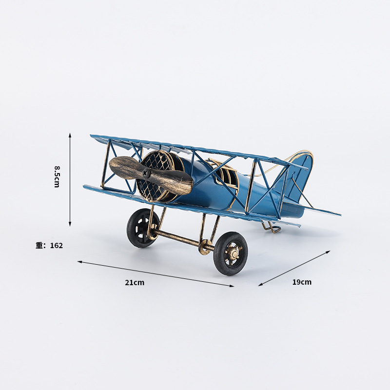 Retro Iron Metal Aircraft Mode - Desk Setup Photo ulasan dan harga