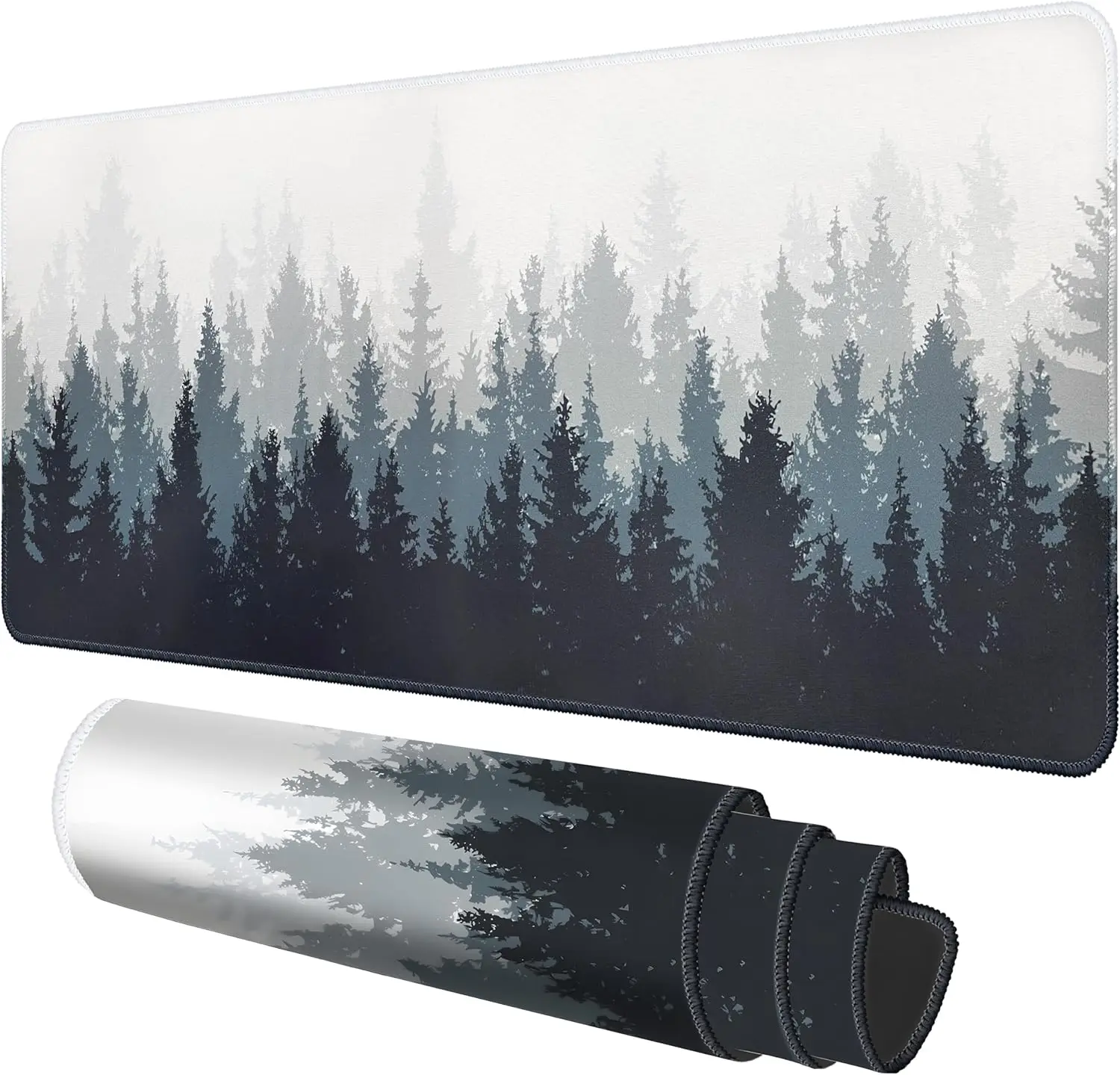 Forest Pattern Gaming Mouse Pa - Rubber Mat Desk ulasan dan harga