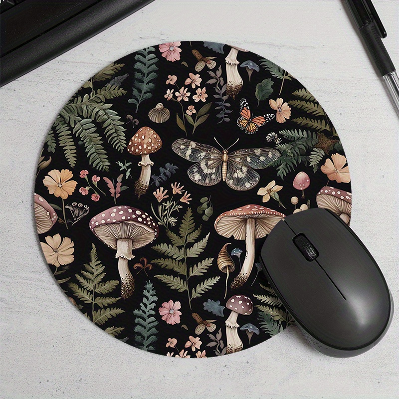 Round Forest Plant Mouse Pad R - Desk Setup Keyboard ulasan dan harga