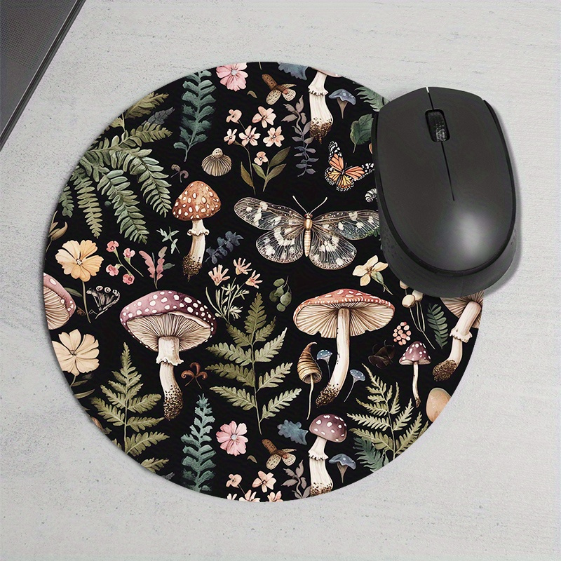 Round Forest Plant Mouse Pad R - Desk Setup Keyboard ulasan dan harga